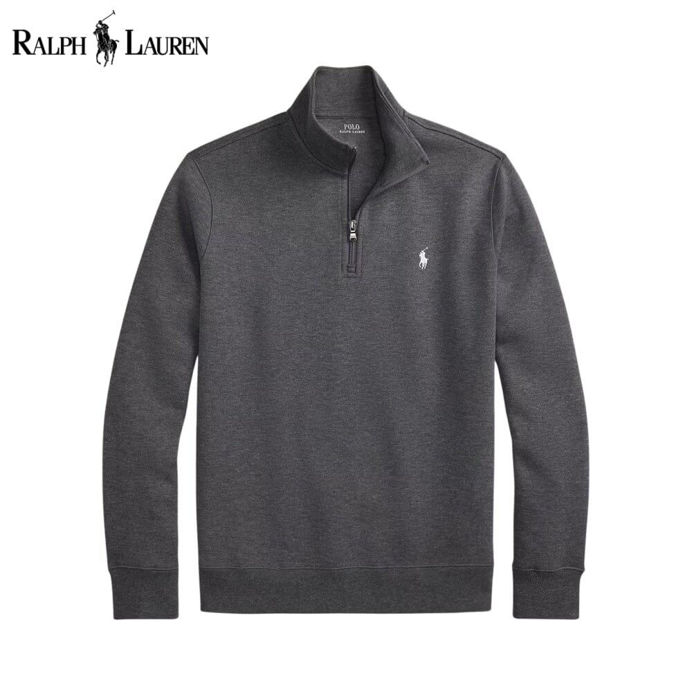 RL Double-Knit Mockneck Pullover
