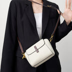 Fiorelle Women’s Heritage Satchel - Full-Grain Leather Convertible Shoulder Bag with Optimized Capacity & Timeless Architecture