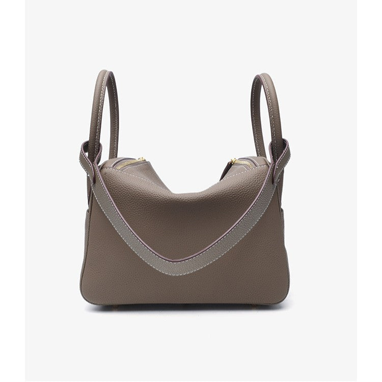 Fiorelle Women's Orsay Pebbled Bucket — Artisan-Stitched Top-Grain Leather Tote with Convertible Carry & Structured Silhouette