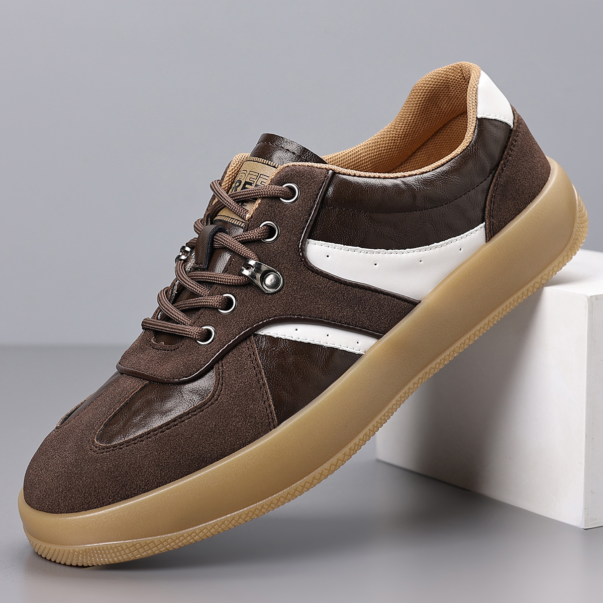 Sable Leather Sneakers