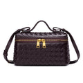 Fiorelle Women's Atelier Cube Carrier Bias-Weave Top Handle Bag with Convertible Strap