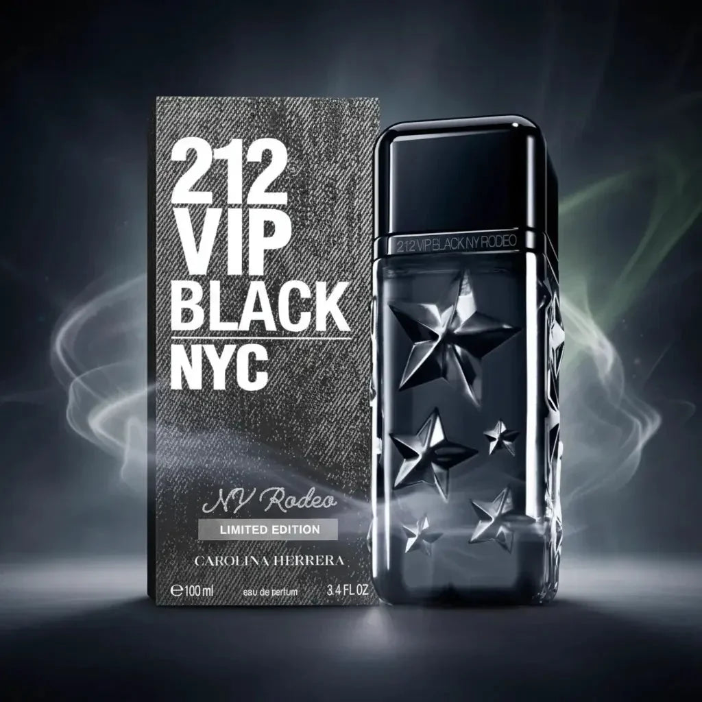 212 VIP Black NY Rodeo Limited Edition Eau de Parfum for Men - Carolina Herrera (sku 729)