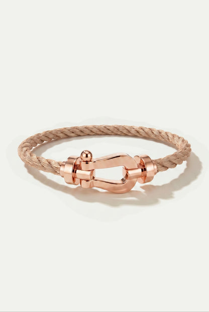 Fermó Yacht Bracelet Sand/Rose Gold