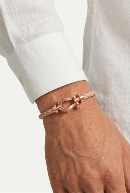 Fermó Yacht Bracelet Sand/Rose Gold