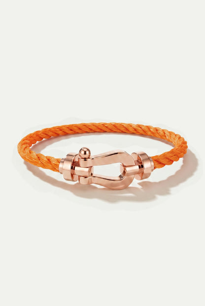 Fermó Yacht Bracelet Orange/Rose Gold