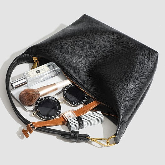 Fiorelle Women's Metro Pebble Hobo - Spacious Pebbled Leather Commuter - Convertible Shoulder Sling