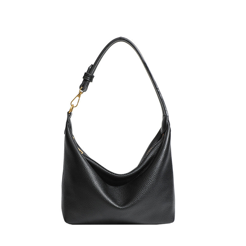Fiorelle Women's Metro Pebble Hobo - Spacious Pebbled Leather Commuter - Convertible Shoulder Sling