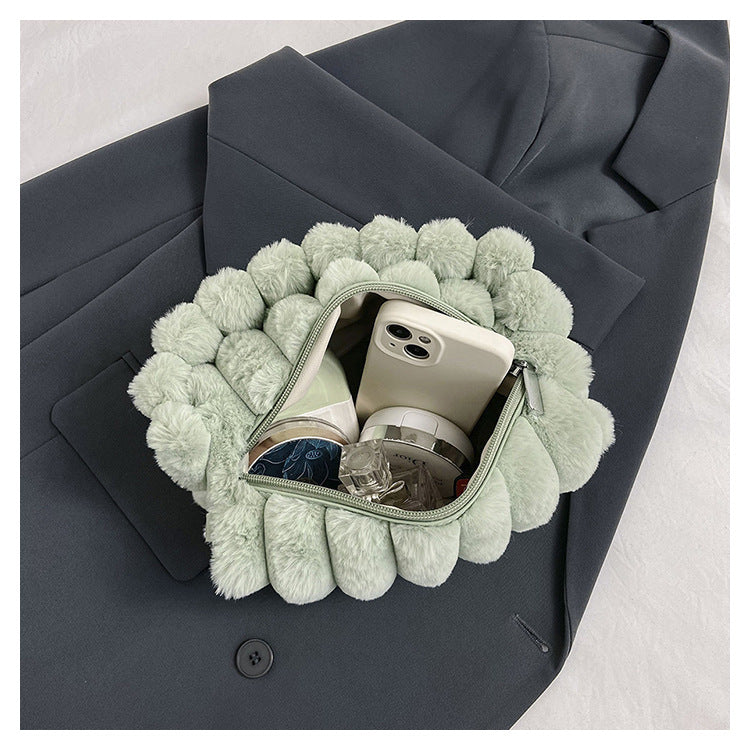 Fiorelle Women‘s Plush Tote & Crossbody Bag – Cloud-Like Soft Minimalist Purse for Everyday Chic