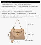 Fiorelle Women's Modern French Tote Bag – Lightweight Structured Purse with Hidden Zip Pockets