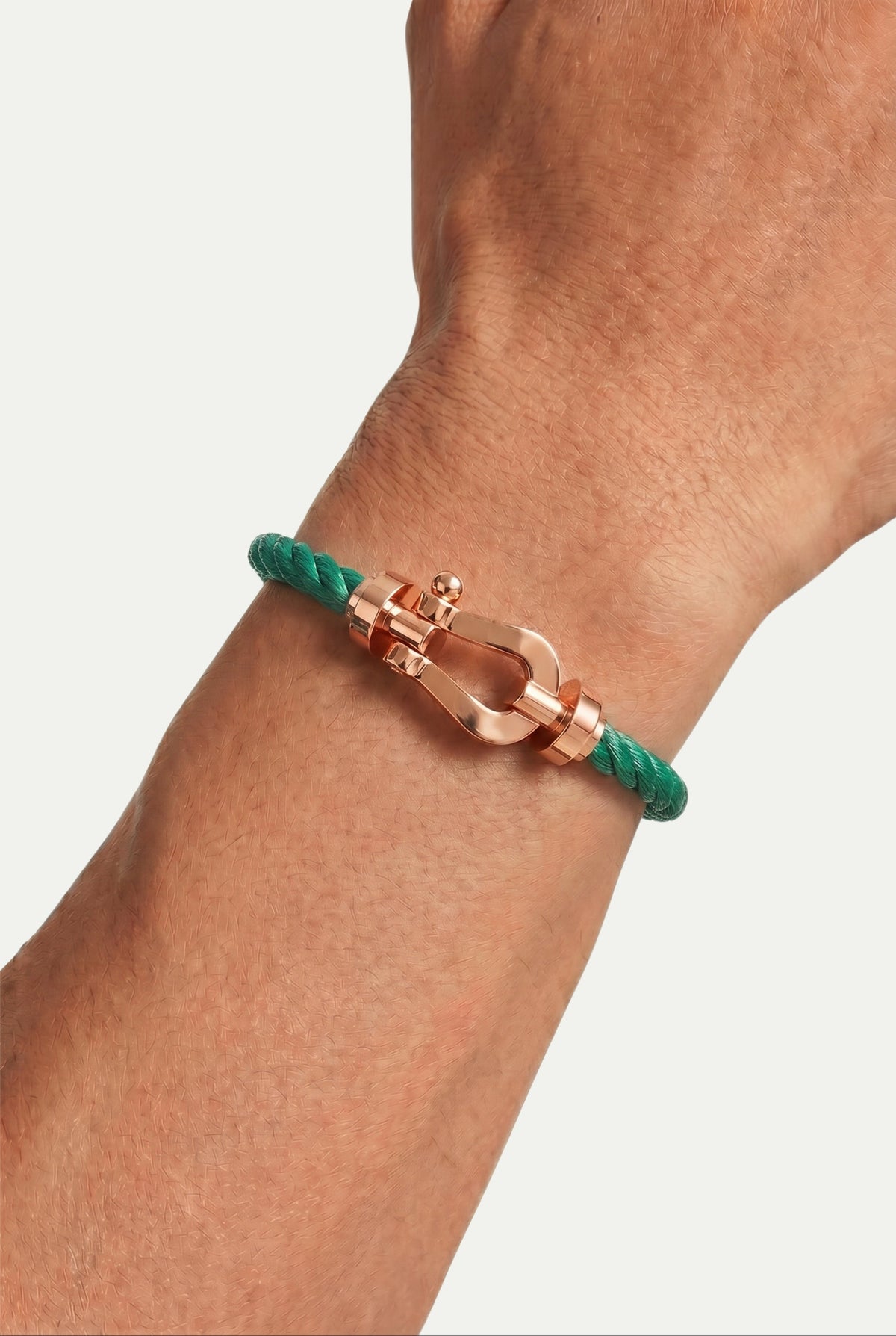 Fermó Yacht Bracelet Green/Rose Gold