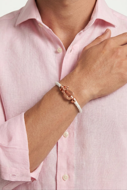 Fermó Yacht Bracelet White/Rose Gold