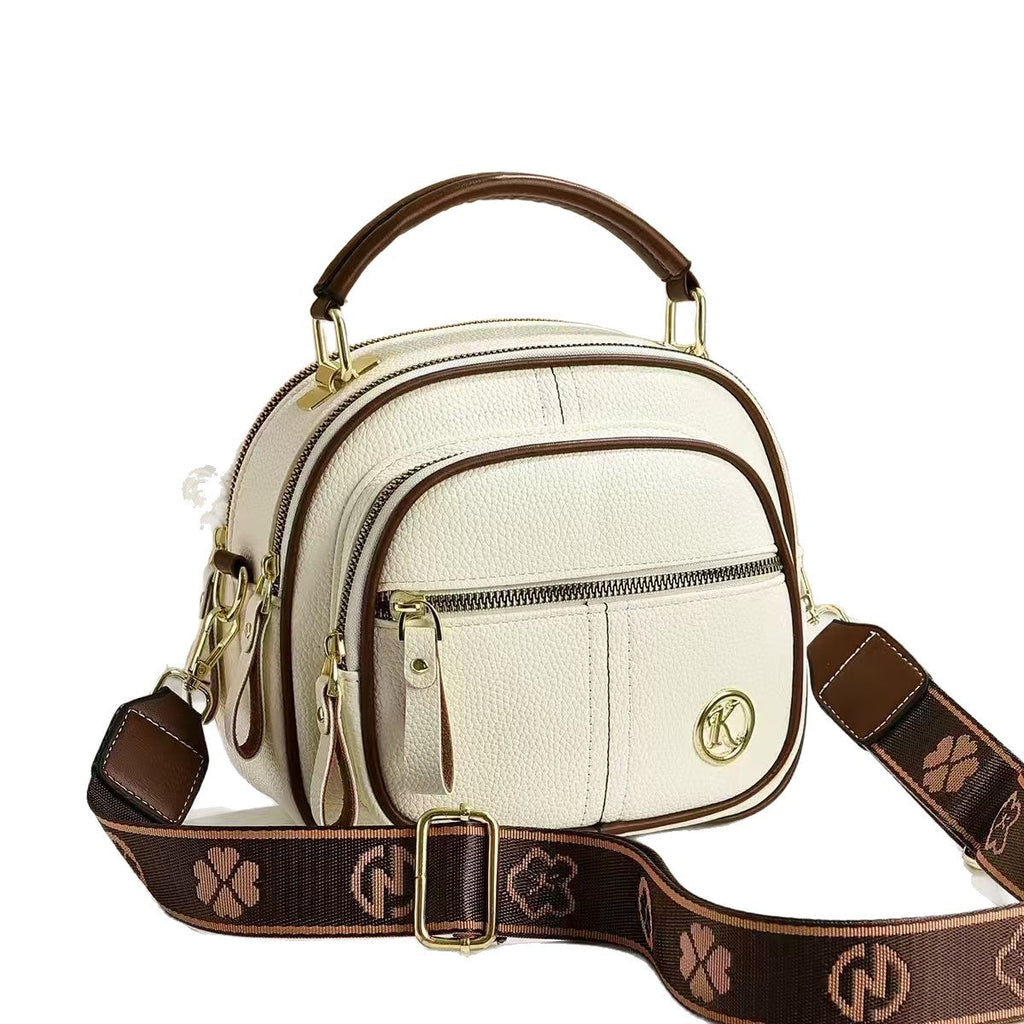 Fiorelle Women's Multi-Zip Compact Satchel — Premium Convertible Shoulder & Crossbody Bag with Curated Organization & Elevated Everyday Style