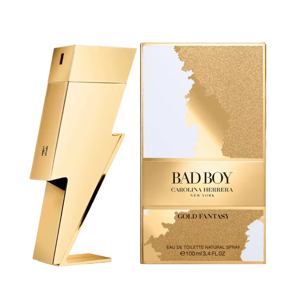 Bad Boy Gold Fantasy Eau de Toilette for Men - Carolina Herrera (sku 659)