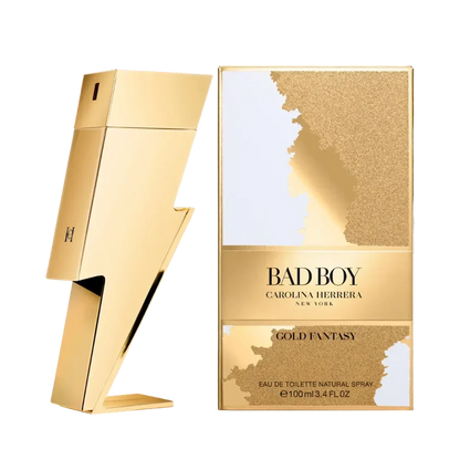 Bad Boy Gold Fantasy Eau de Toilette for Men - Carolina Herrera (sku 659)