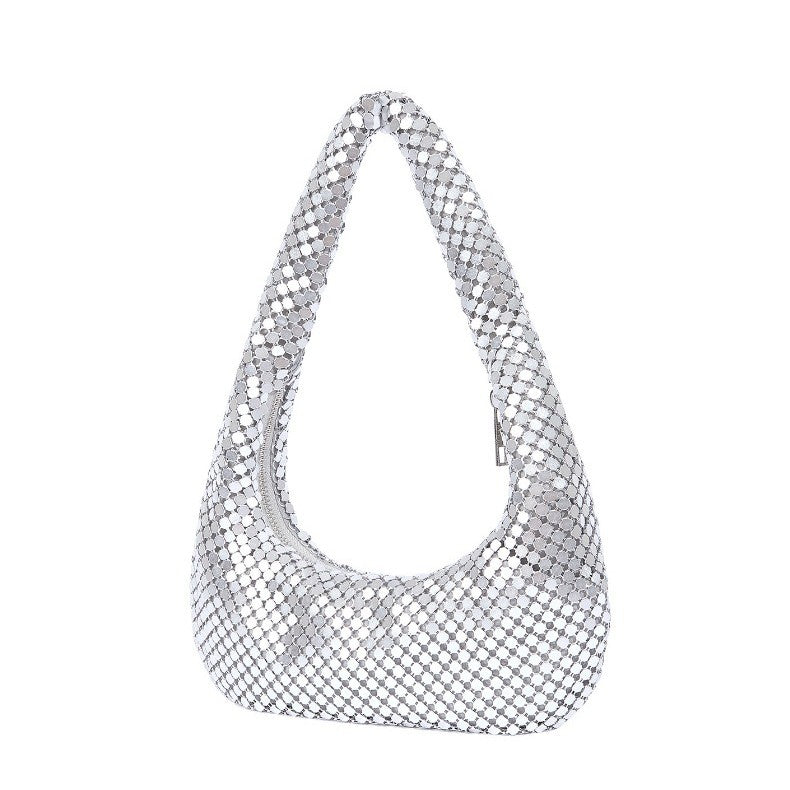 Fiorelle Women's Éclat Minaudière  - Gilded Crystal-Embellished Clutch with Convertible Chain