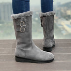 Fiorelle Women's FrostPuff Mid-Boots – Plush Lined, Slip-Resistant Winter Boots (US 4-10.5)