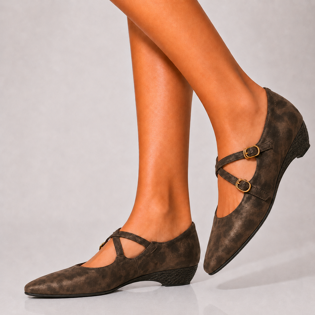 Hannah Cross-Strap Mary Janes