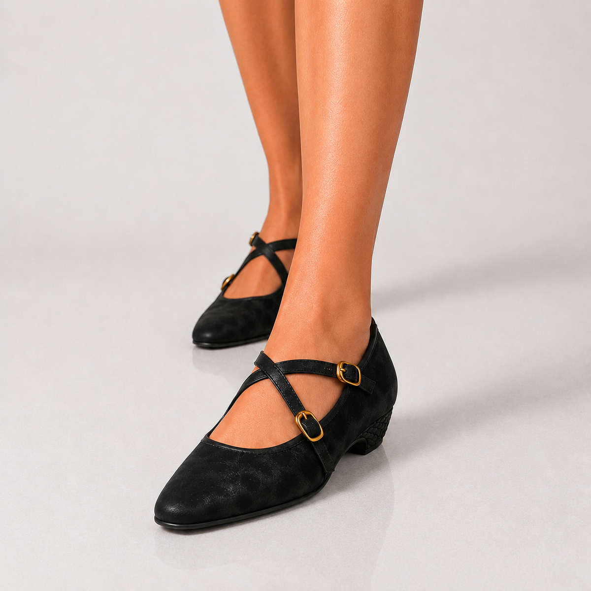 Hannah Cross-Strap Mary Janes