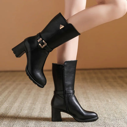Aubrey Buckle Boots