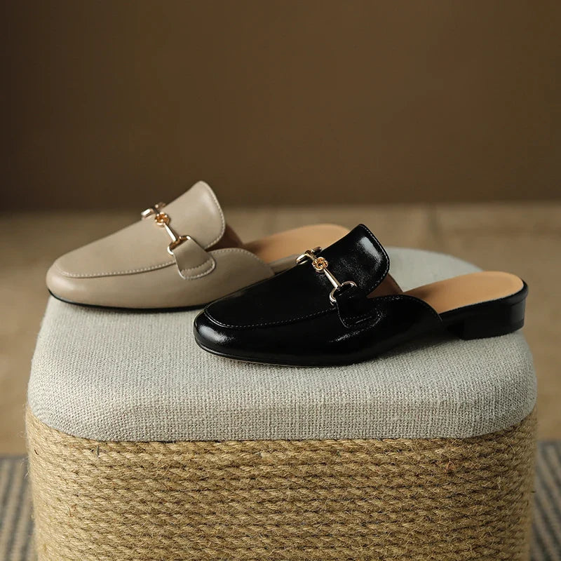 Harper Leather Mules