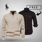 RL Style & Comfort Premium – Half-Zip Jumper + FREE Classic Shirt