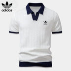 Retro Knit Polo Shirt