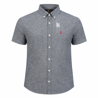 Men's RL Shirt Linen Short-Sleeve - Black