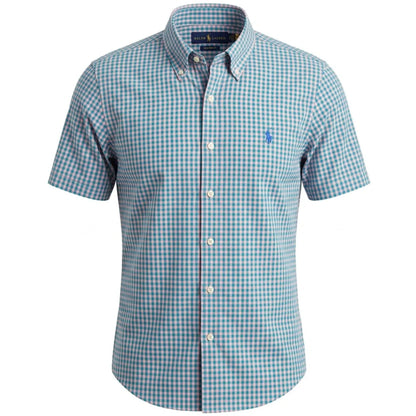 1032 Shirt RL Short-Sleeve - Embroidered Oxford Cotton