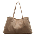 Fiorelle Women's  Luxe Suede Minimalist Tote Bag — Spacious Carryall with Curated Everyday Elegance