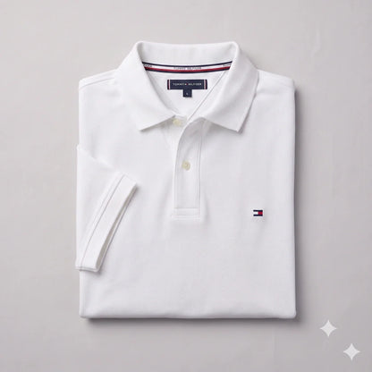 912 TH Double-Piqué Polo Shirt