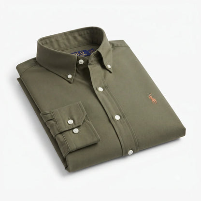 884 Shirt RL Solid Cotton Poplin