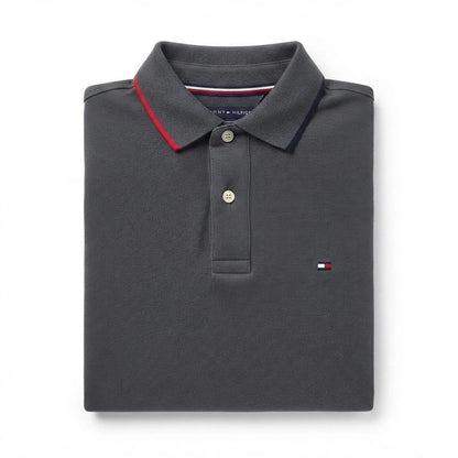 1107 TH Double-Piqué Polo Shirt