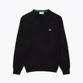 LC Monochrome Cotton V-neck Sweater