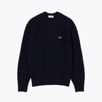 LC Thick Carded Wool Crew Neck Sweater