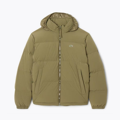 LC Water-Repellent Hooded Down Jacket