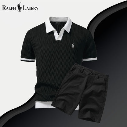 RL Old Money Polo Shirt + Shorts Set