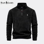 RL Prestige Cable-Knit Wool Knit Sweater