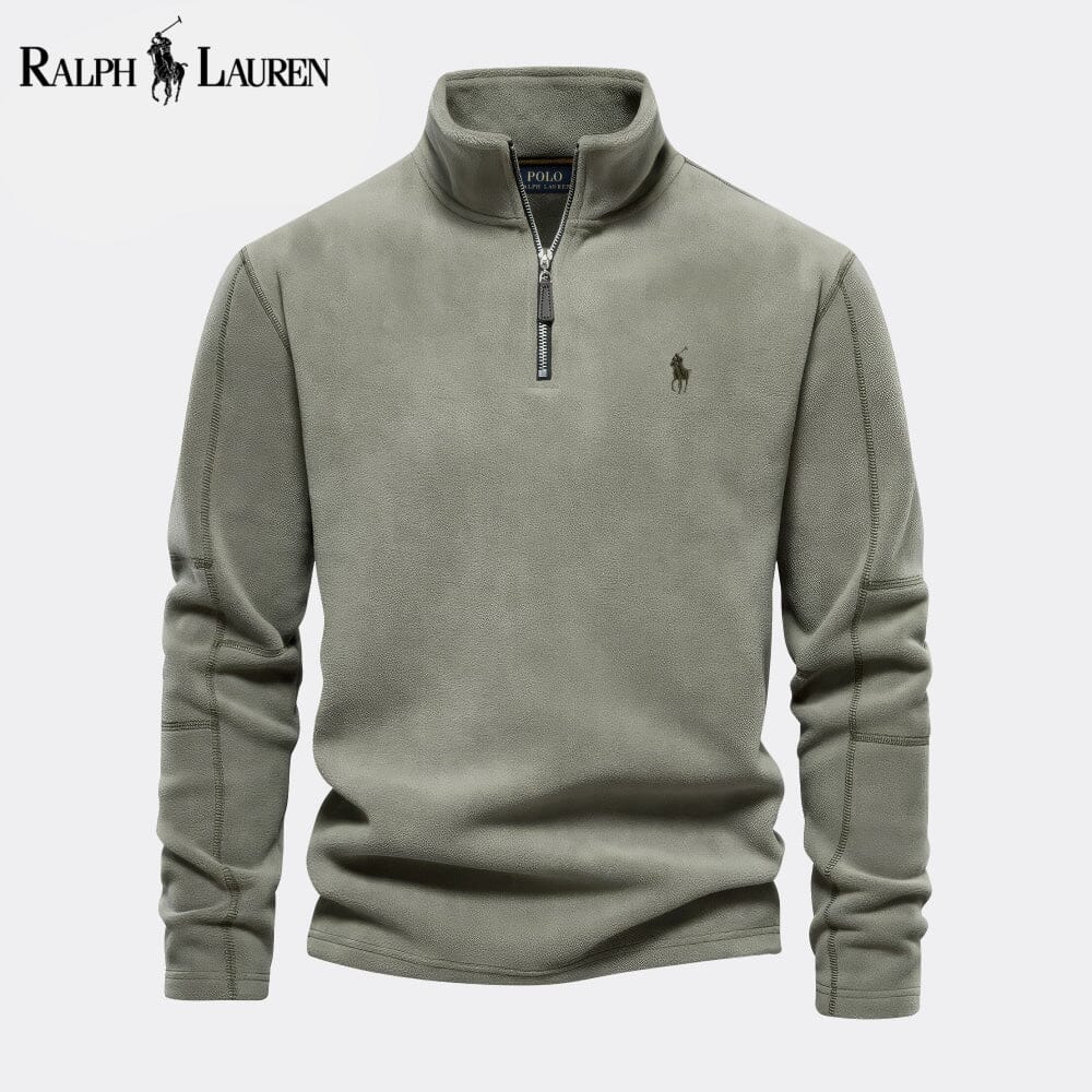 RL Prestige Cable-Knit Wool Knit Sweater