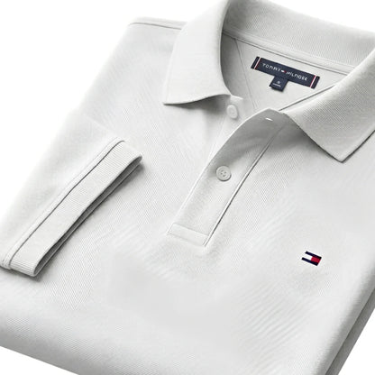 653 TH Double-Piqué Polo Shirt