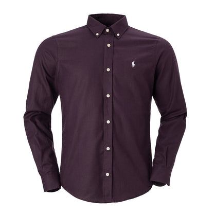 Men's RL Shirt Oxford - Burgundy