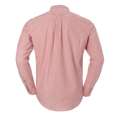 Men's RL Shirt Oxford Striped - Red
