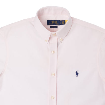 Men's RL Shirt Custom Fit Oxford Short-Sleeve - Pink
