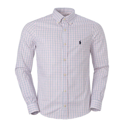 Men's RL Shirt Plaid Milan - Red